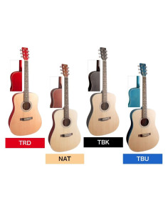 SX SD204 Guitare Acoustique 4/4 Dreadnought