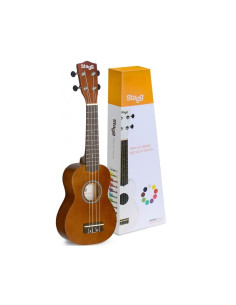 STAGG US-NAT - UKULELE SOPRANO+HOUSSE