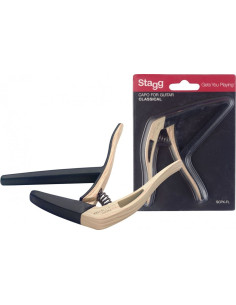 STAGG SCPX-FL CLWOOD CAPO PLAT.CL FINITION BOIS CL