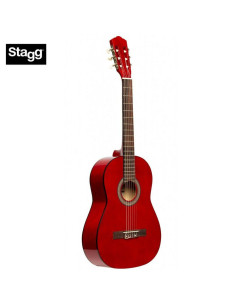 STAGG SCL50 3/4-RED GUIT.CLASS 3/4 BRILLANT ROUGE