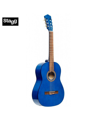 STAGG SCL50 3/4-BLUE GUIT.CLASS 3/4 BRILLANT BLEU
