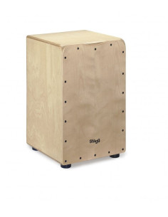STAGG CAJ-50M-N CAJON NATUREL AVEC HOUSSE NOIR