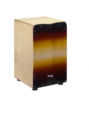 STAGG CAJ-50M-SB CAJON SUNBURST AVEC HOUSSE