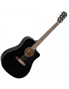 FENDER CD-60SCE – Black - Folk Electro-Acoustique