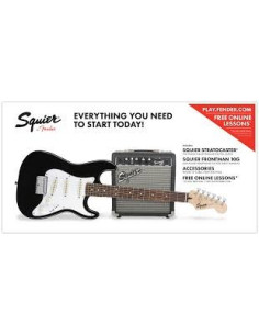 SQUIER Strat SS Pack (Diapason Court) - Black