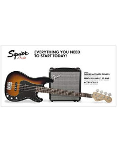 SQUIER Affinity Series Precision Bass PJ Pack